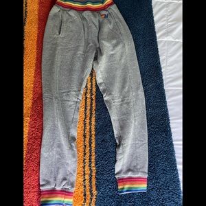 AV rainbow TVs sweatpants